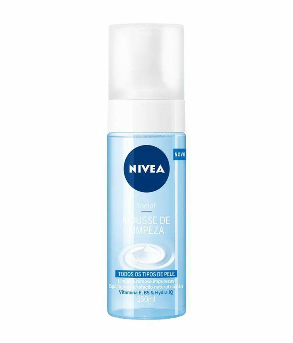 Moda produto de skincare - nivea mousse de limpeza facial