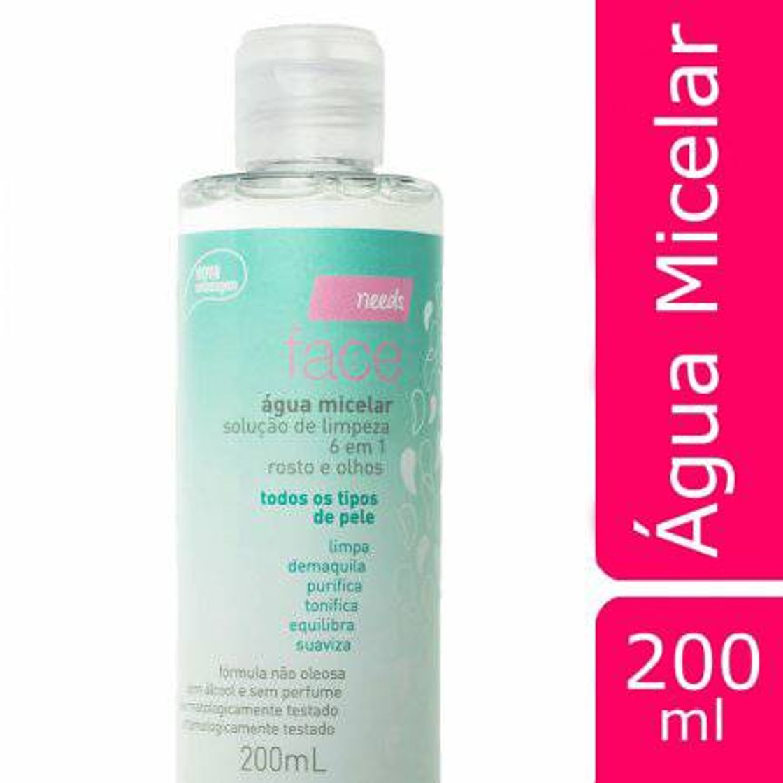 Moda Needs Água Micelar Facial 200ml | Drogasil