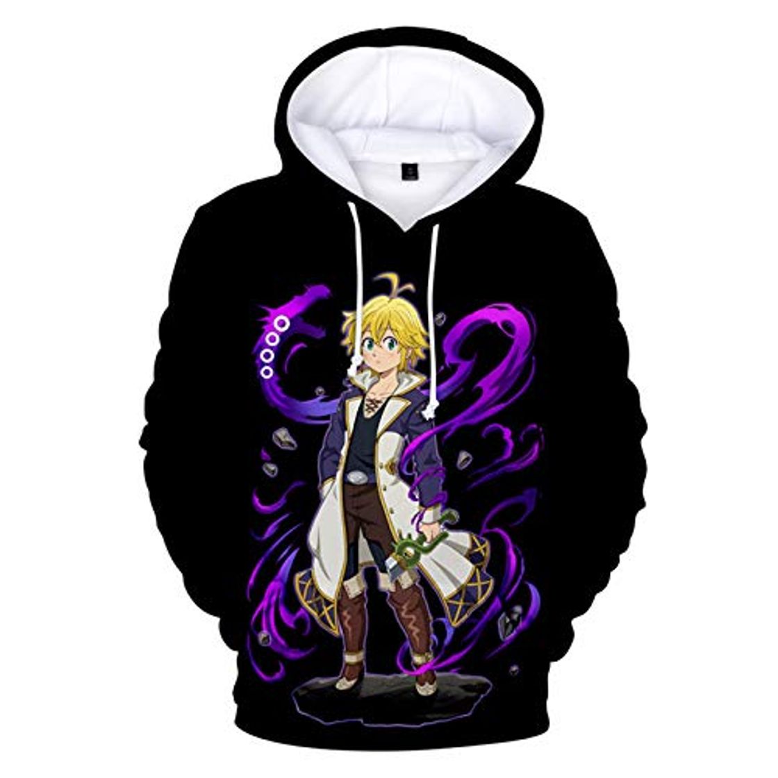 Moda AQWD meliodas-Sudadera con Capucha Unisex