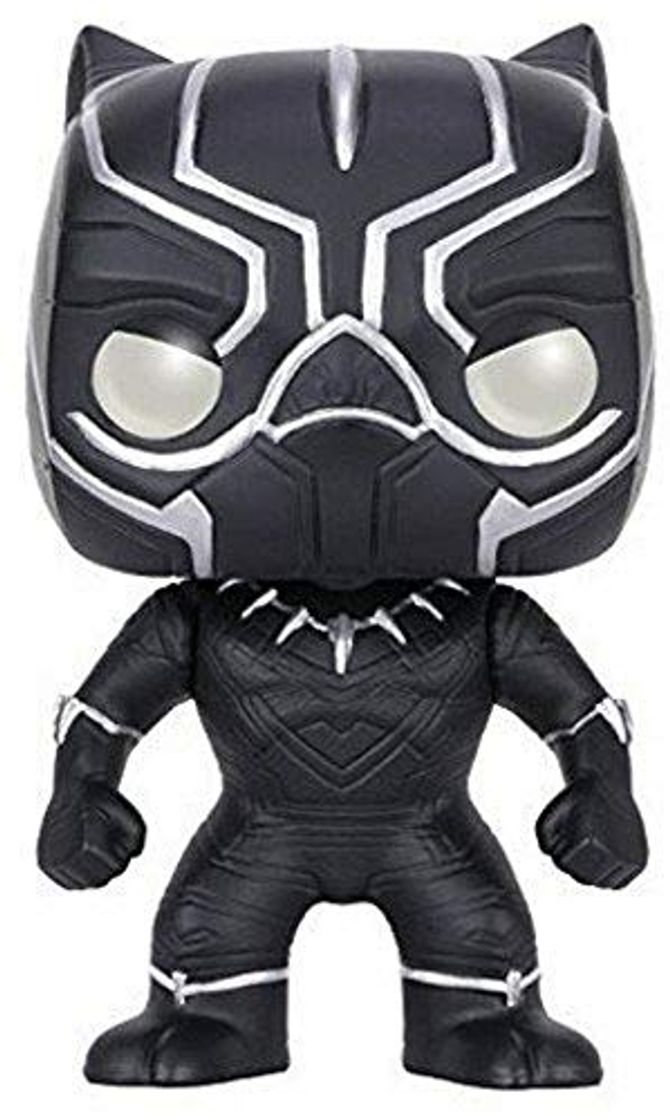 Juego Funko Pop!- capitán Bobble: Marvel: Captain America CW: Black Panther,, 3.75 Inches