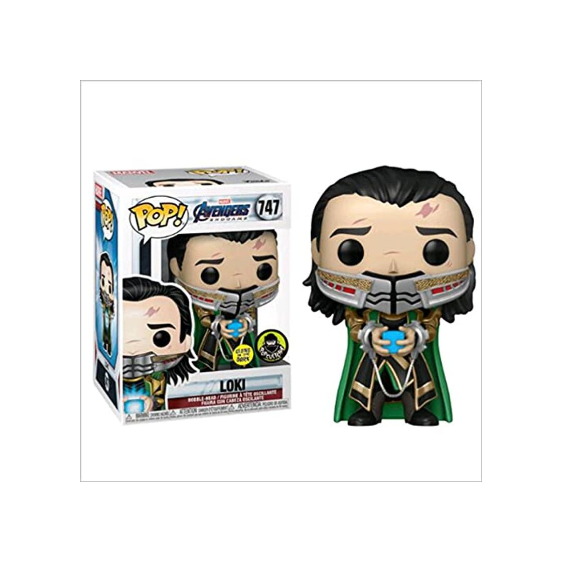 Productos Pop Anime The Avengers Loki # 747 Figura Luminosa Estatua De Edición