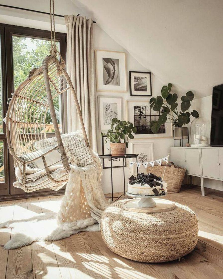 Fashion Quarto boho bem iluminado