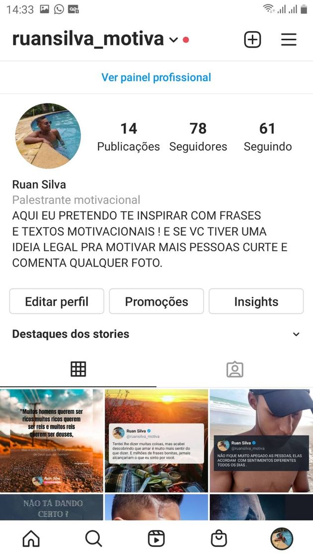 Fashion MEU INSTAGRAM MOTIVACIONAL✅