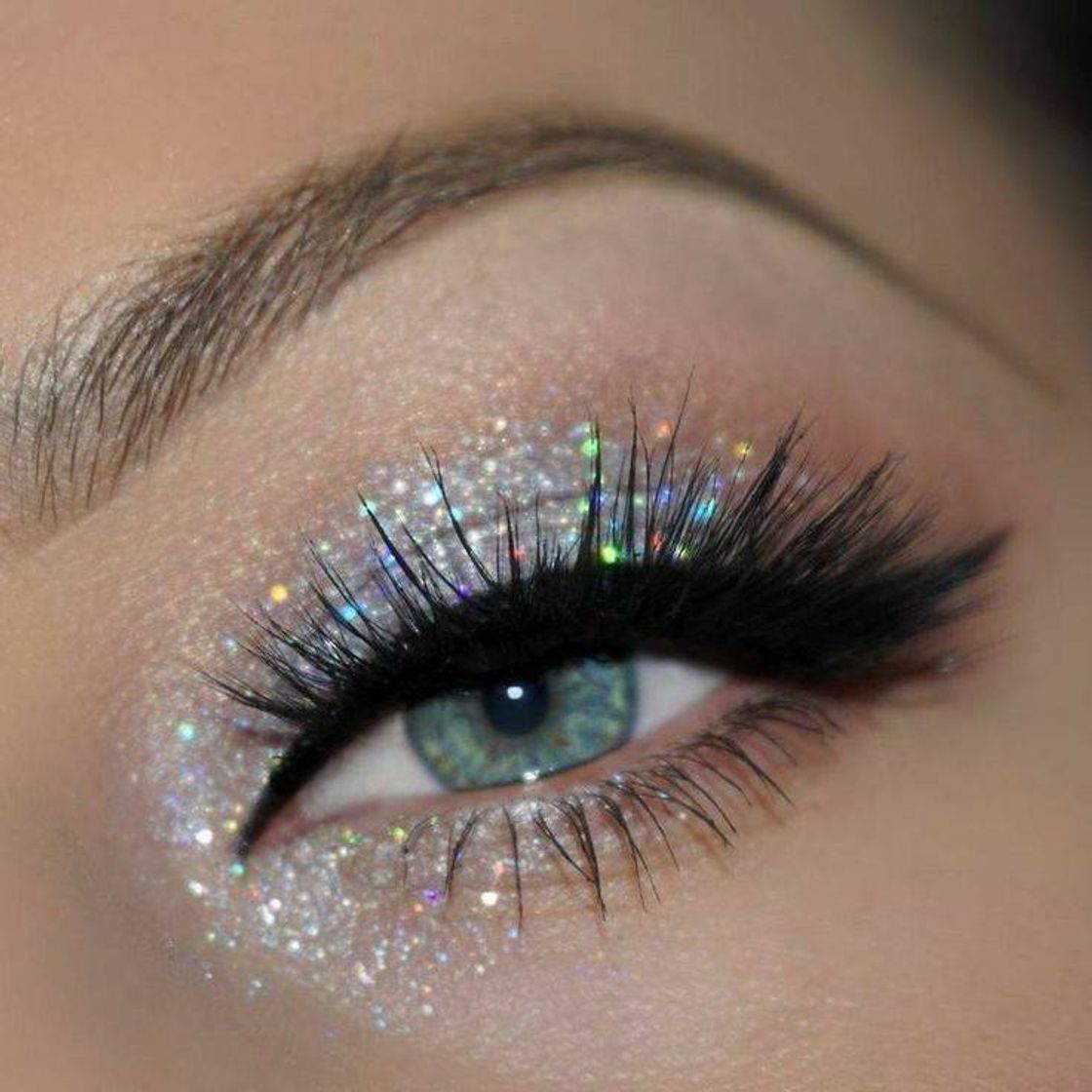 Fashion Make com glitter