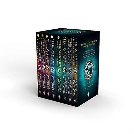 The Witcher Boxed Set: The Last Wish, Sword of Destiny, Blood of Elves, Time of Contempt, Baptism of Fire, The Tower of The Swallow, The Lady of the Lake, Season of Storms