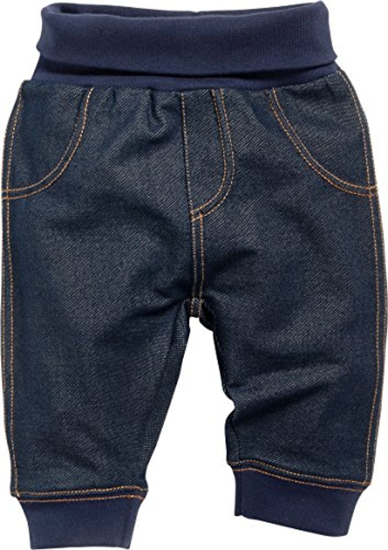 Moda Schnizler Baby Sweat-Hose Jeans-Optik Pantalones de Deporte, Azul