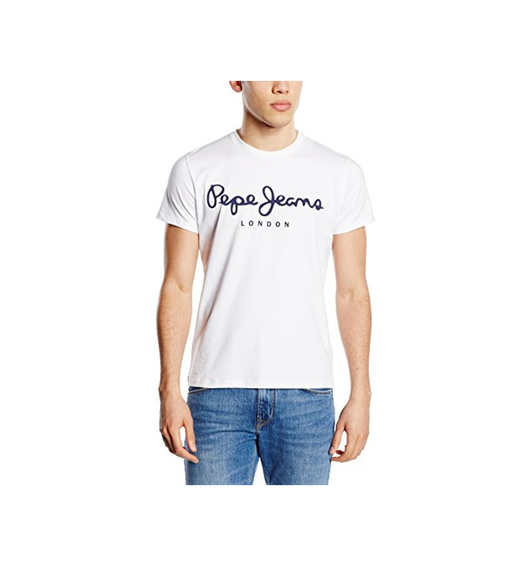 Fashion Pepe Jeans Original Stretch Camiseta, Blanco