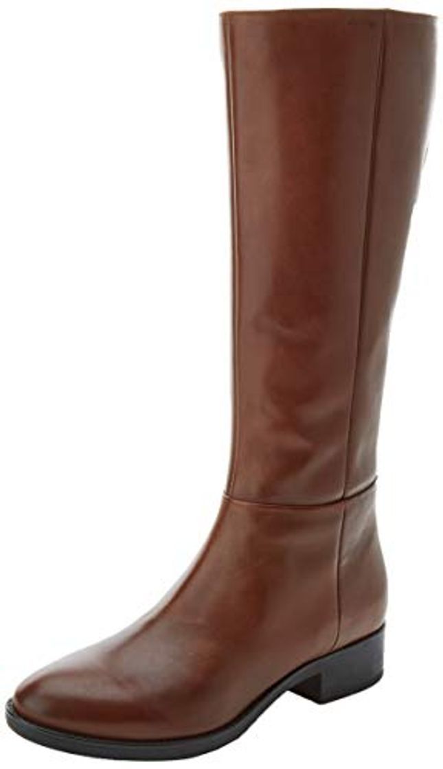 Fashion Geox D Felicity D, Botas Altas para Mujer, Marrón