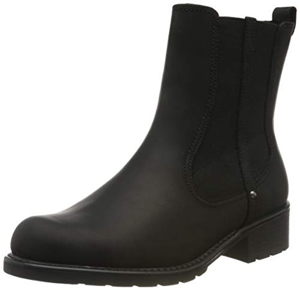 Fashion Clarks Orinoco Hot, Botas Estilo Motero Mujer, Negro