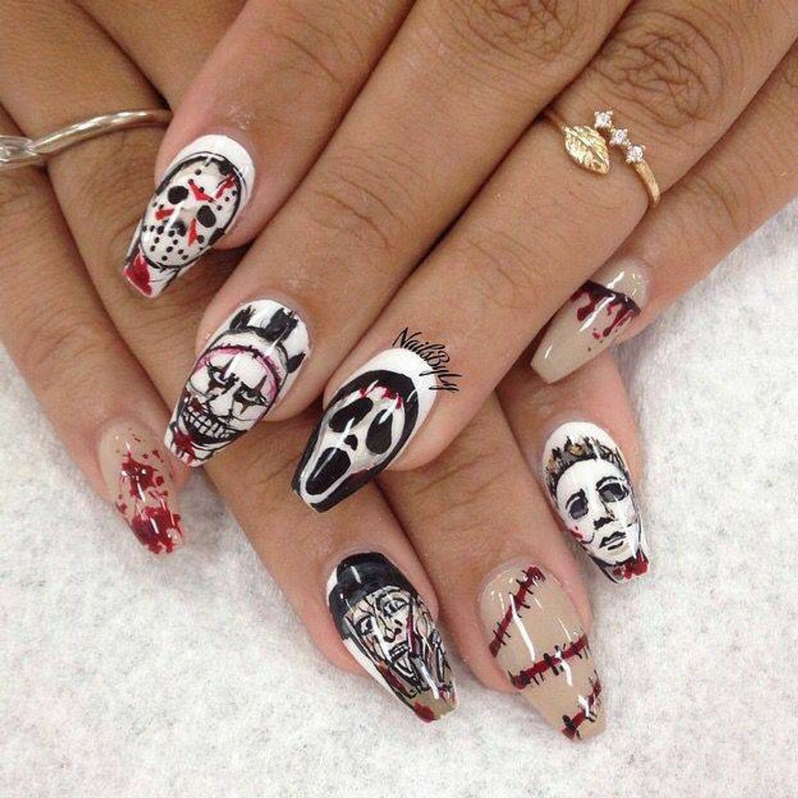 Moda Unhas inspiração halloween 