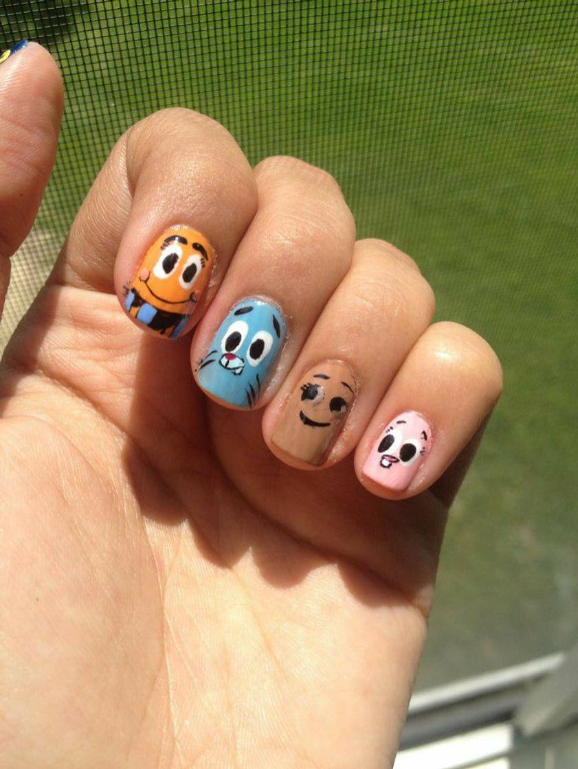 Fashion Inspiração de unhas incrível mundo de gumball