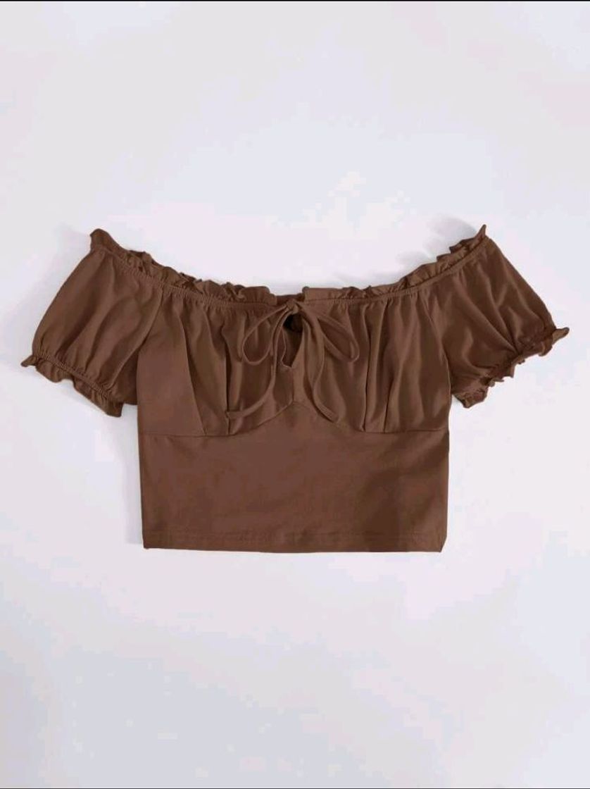 Social Top Café Com Babados