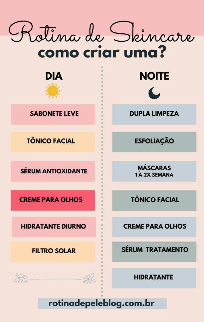 rotina de cuidados com a pele