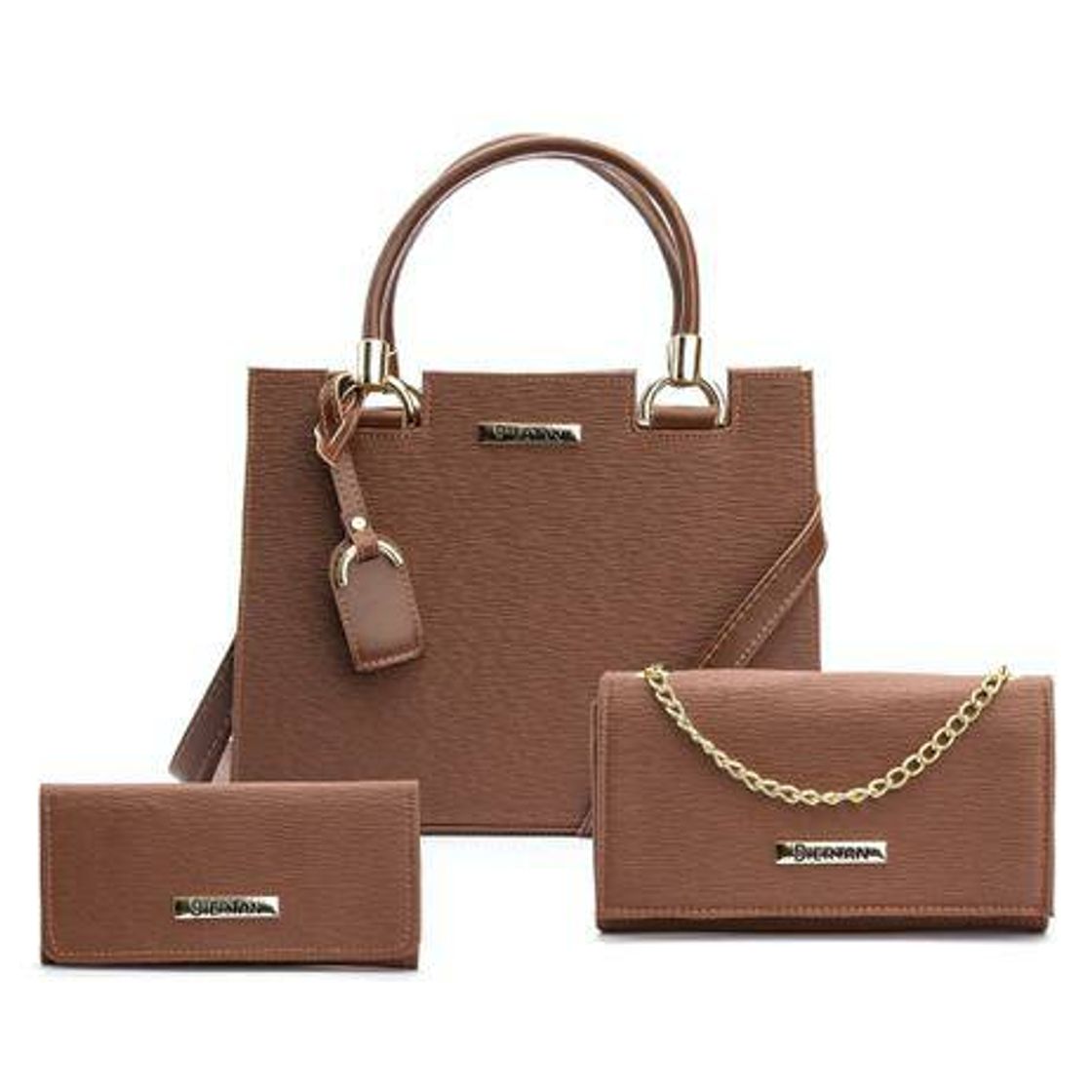 Social Kit 2 Bolsas Grande E Média + Carteira Grátis! 