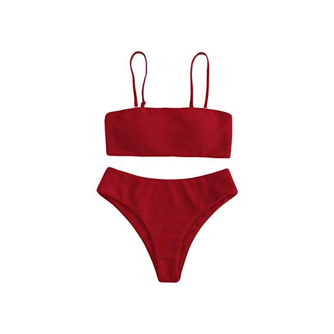Social Zaful - Conjunto de bikini con tirantes