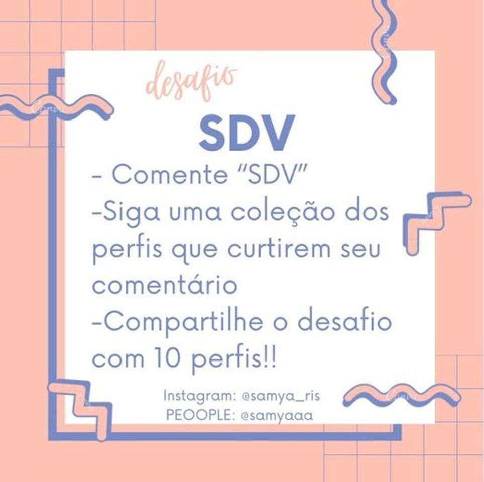 Moda DESAFIO SDV