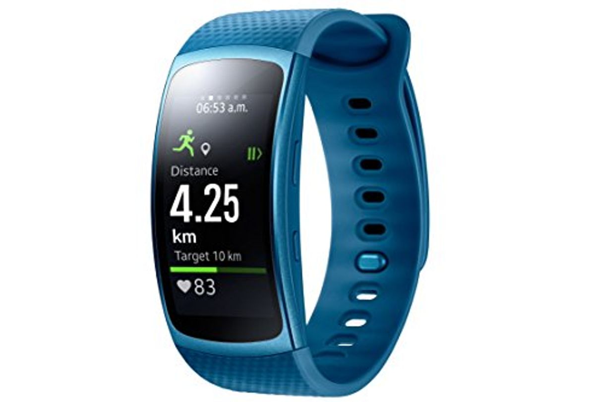 Electrónica Samsung Gear Fit II - Smartwatch de 1.5" con frecuencia cardíaca y