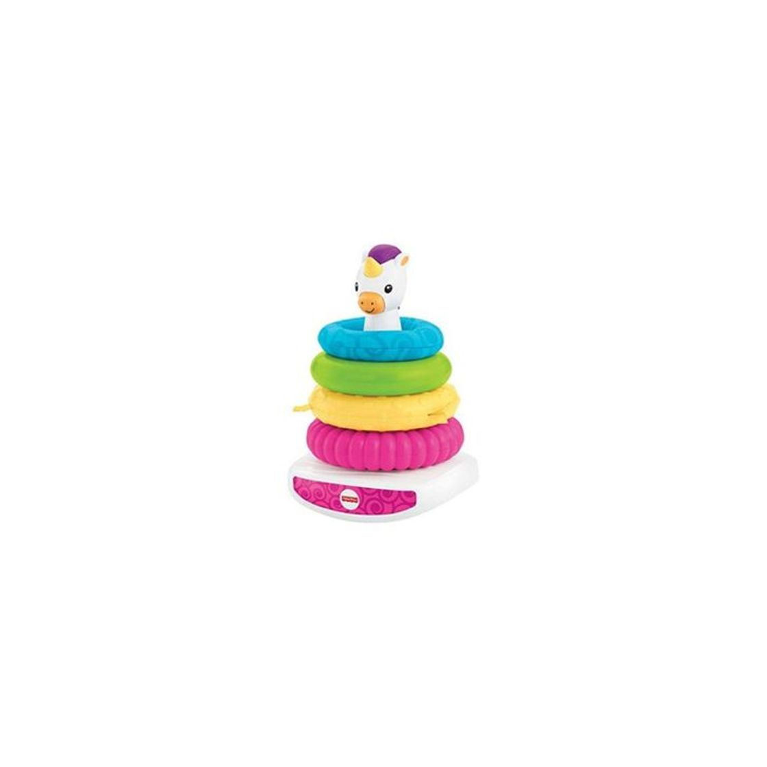 Products Fisher-Price Pirâmide argolas do unicornio, brinquedo para bebê