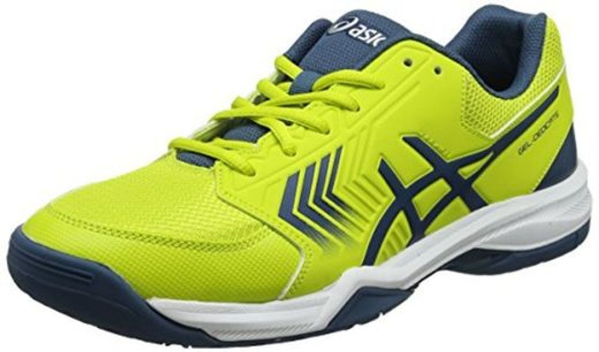 Fashion Asics Gel-Dedicate 5, Zapatillas de Tenis para Hombre, Amarillo