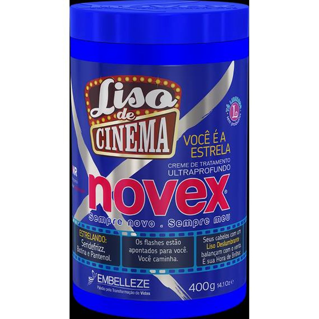 Moda Liso de Cinema - Novex ✨