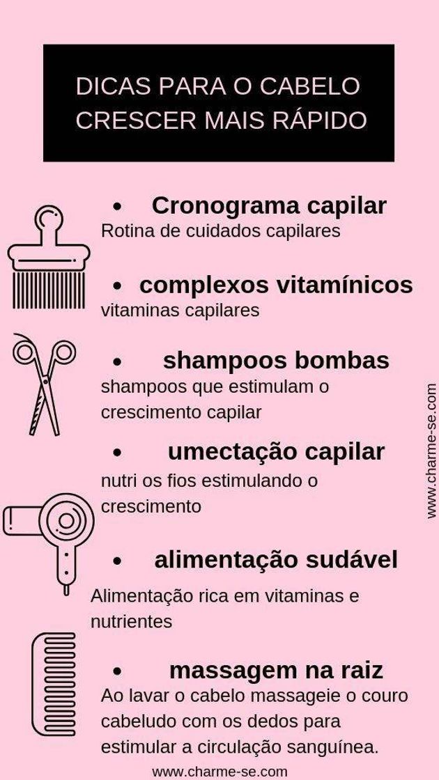 Fashion Dicas de crescimento capilar