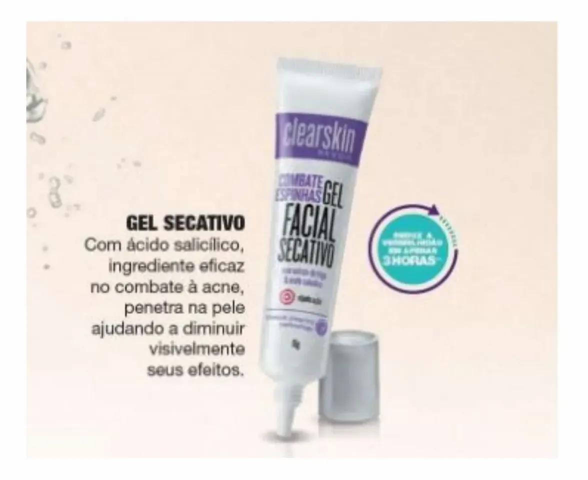 Fashion Gel Facial Secativo Clearskin 15g

