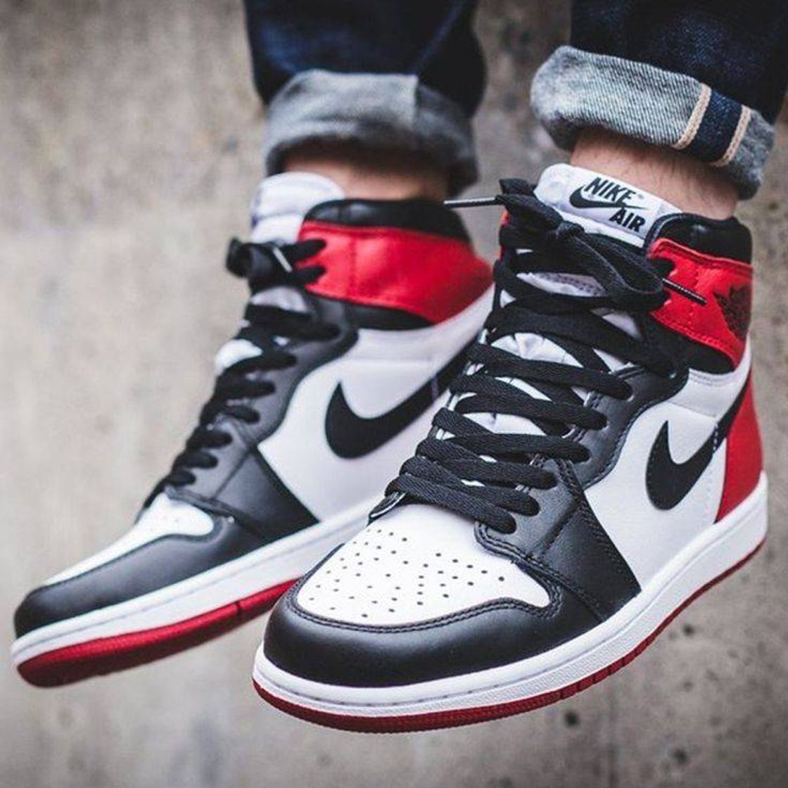 Fashion Air Jordan 1 Retro High OG Black Toe