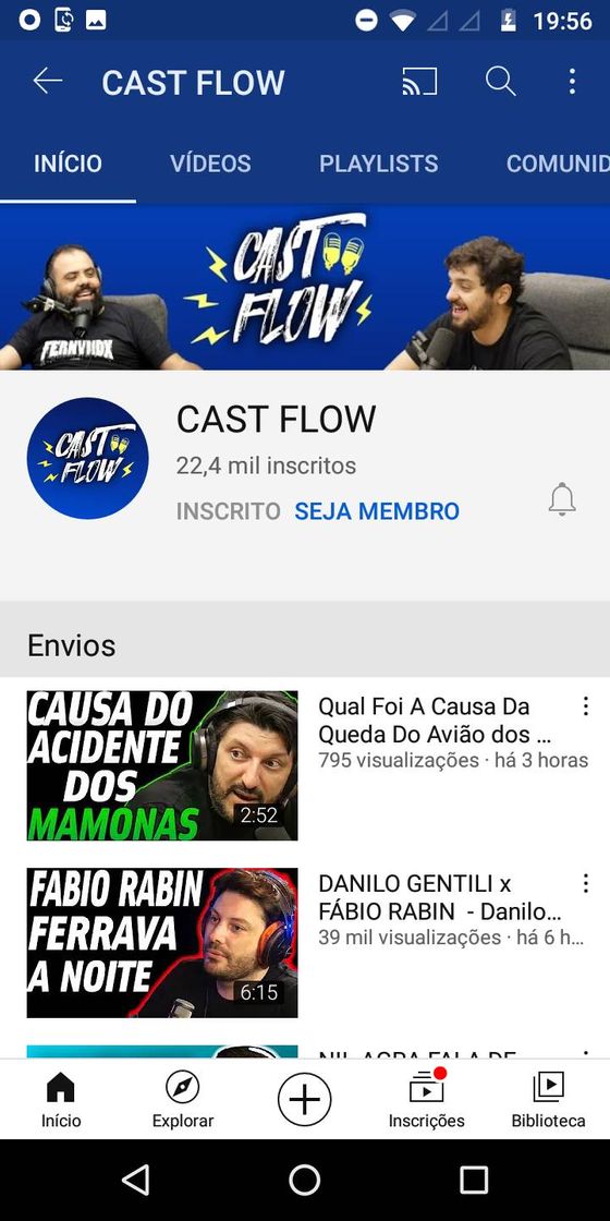 Fashion CASTFLOW - canal top do YouTube 