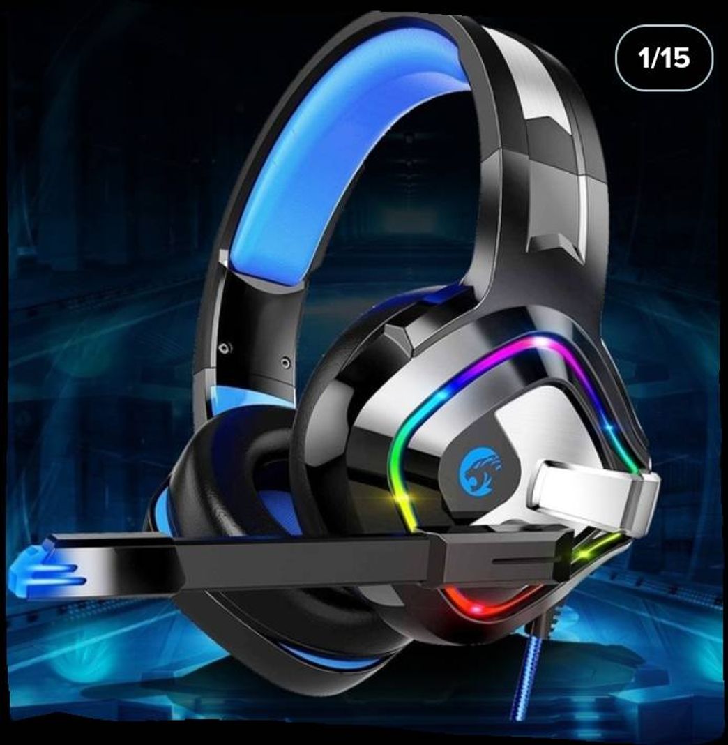 Moda Headset pro com led