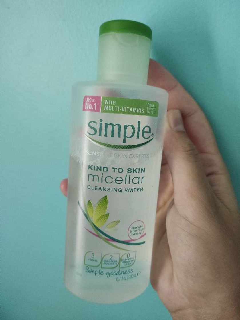 Beauty Agua micelar desmaquillante"Kind to Skin" de Simple