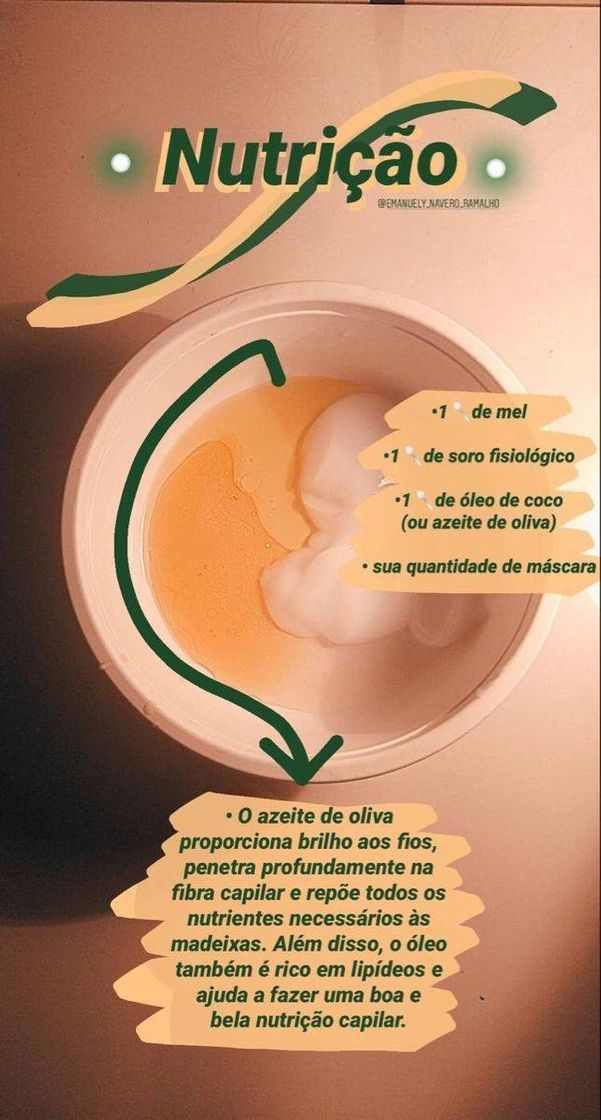 Moda nutrição caseira ✨