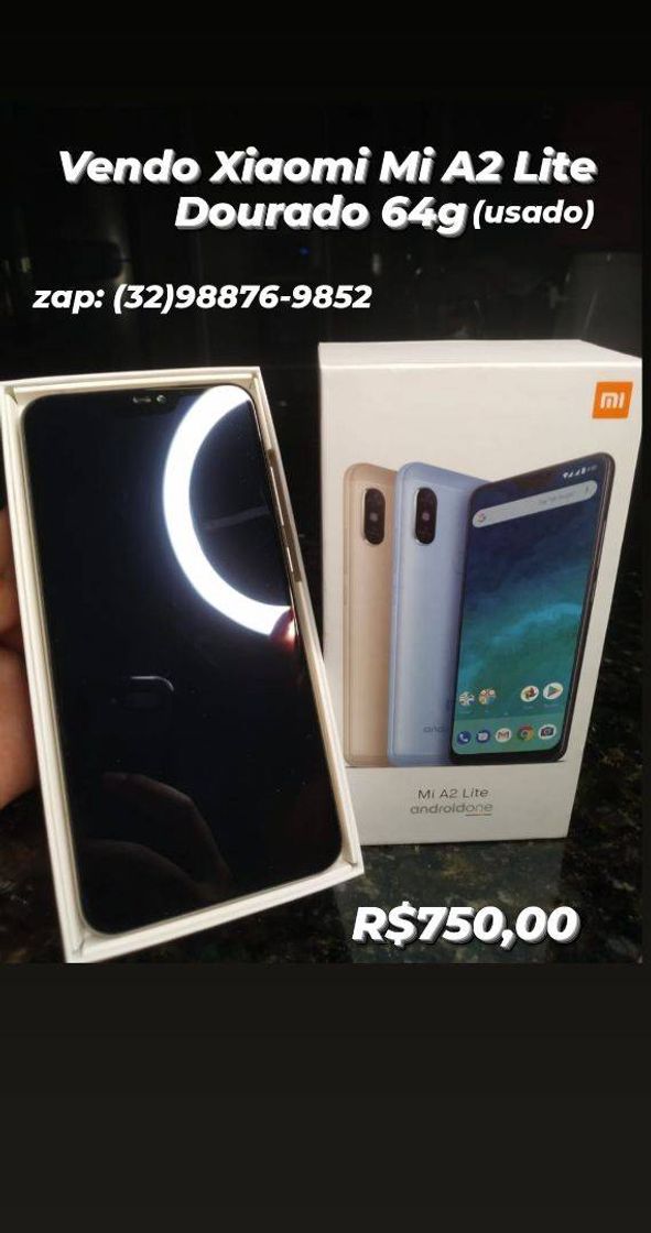 Social BLACK FRIDAY!! Venda Xiaomi Mi A2 Lite Dourado 64GB 