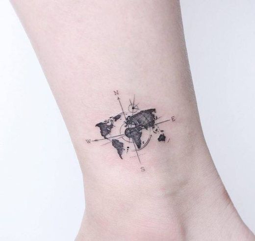 Tatuagem de bússola