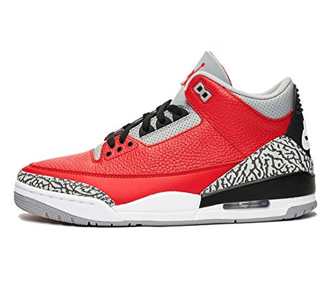 Moda Jordan Air 3 Retro SE, Basketball Shoe Mens, Rojo Pasión