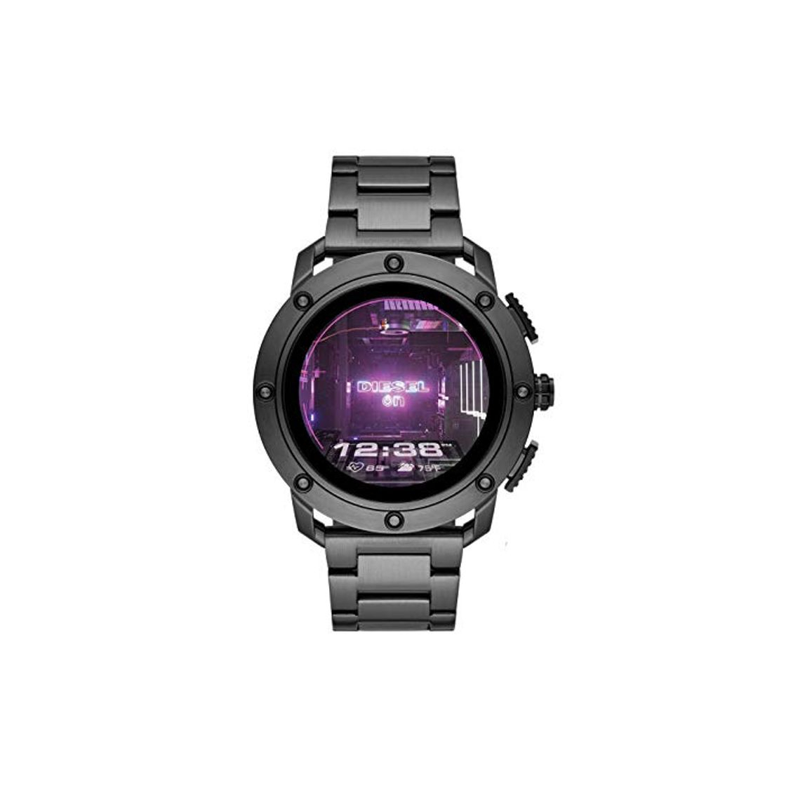 Fashion Diesel Reloj Pantalla táctil para Hombre de Connected con Correa en Acero Inoxidable DZT2017