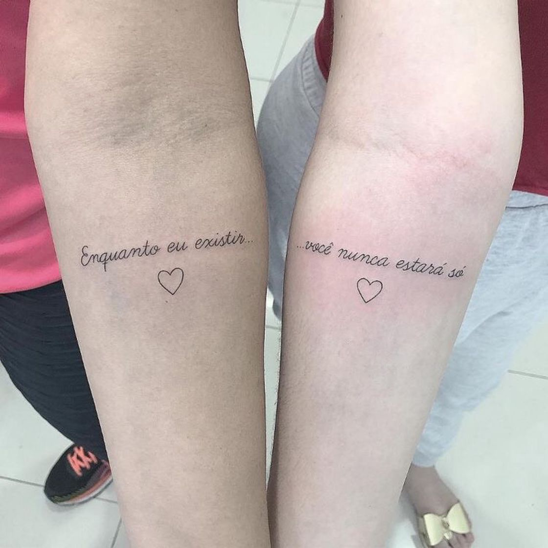 Moda Tatuagem com amiga