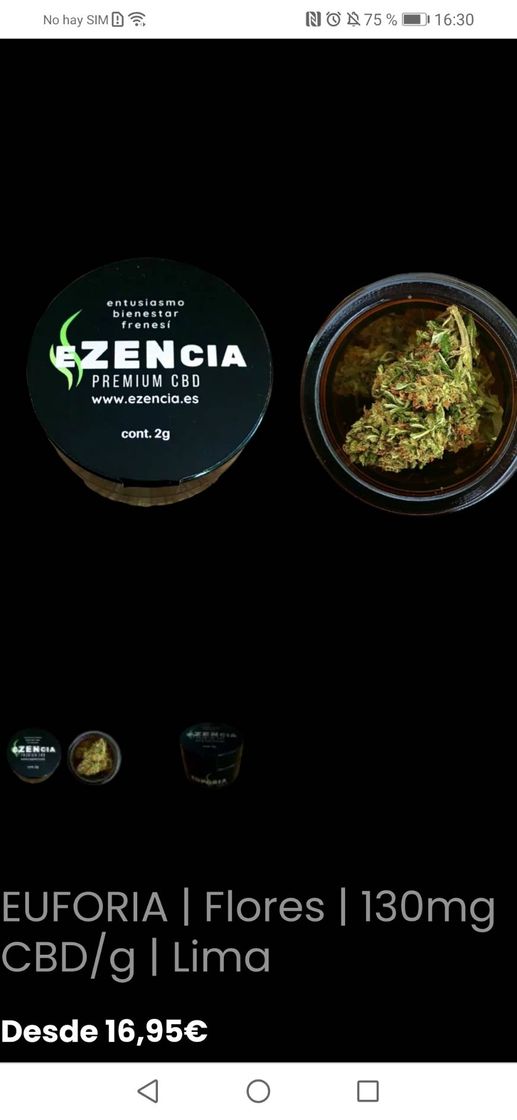 Productos Flores de CBD – Ezencia