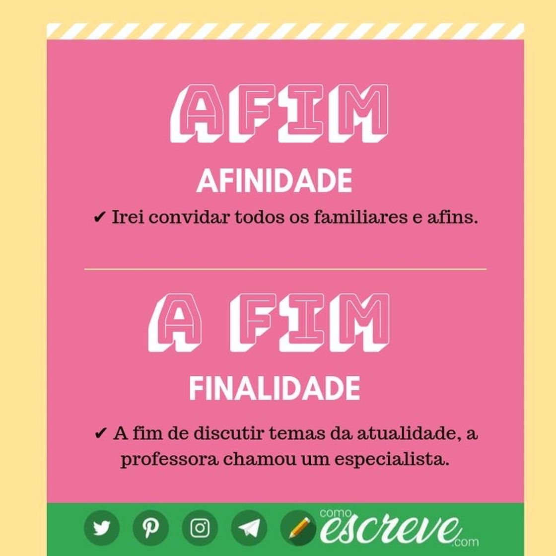 Fashion Dicas de português🎓