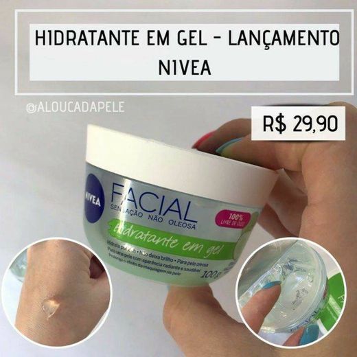 Hidratante Facial em Gel  R$ 29