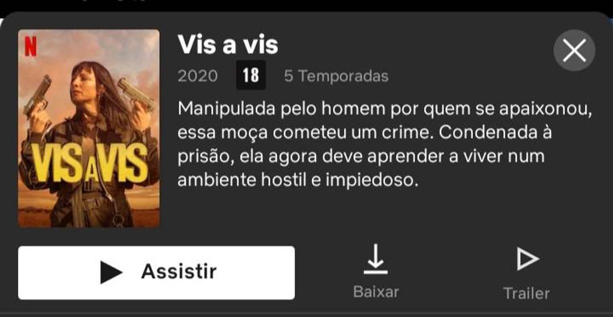 Moda Serie da Netflix - Vis a Vis 