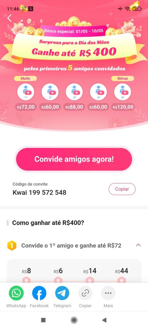 Moda App para ganhar dinheiro