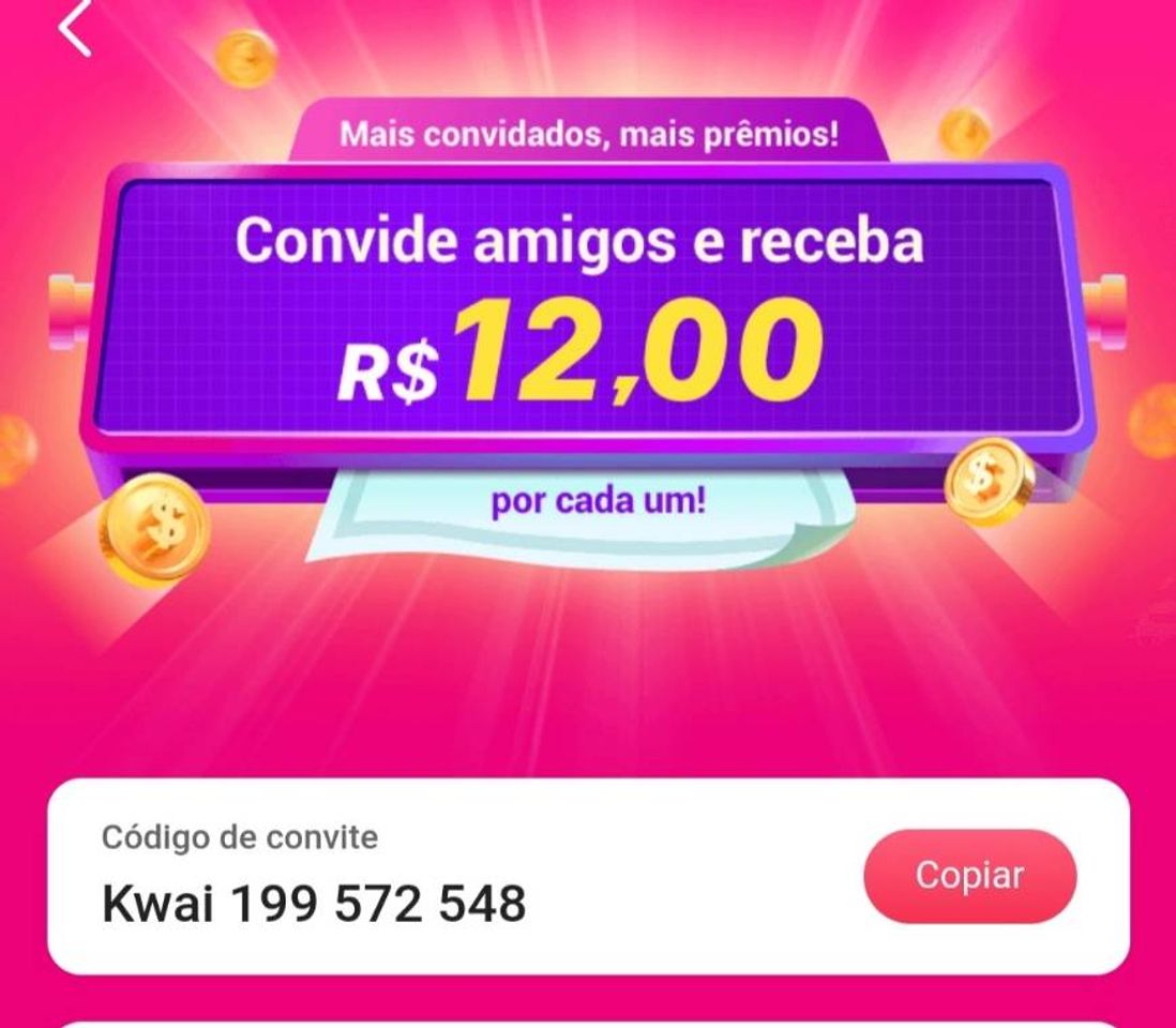 Moda App para ganhar dinheiro 