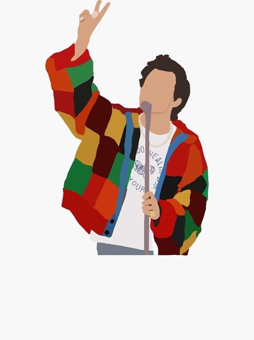 Fashion Um stickers de Harry styles 