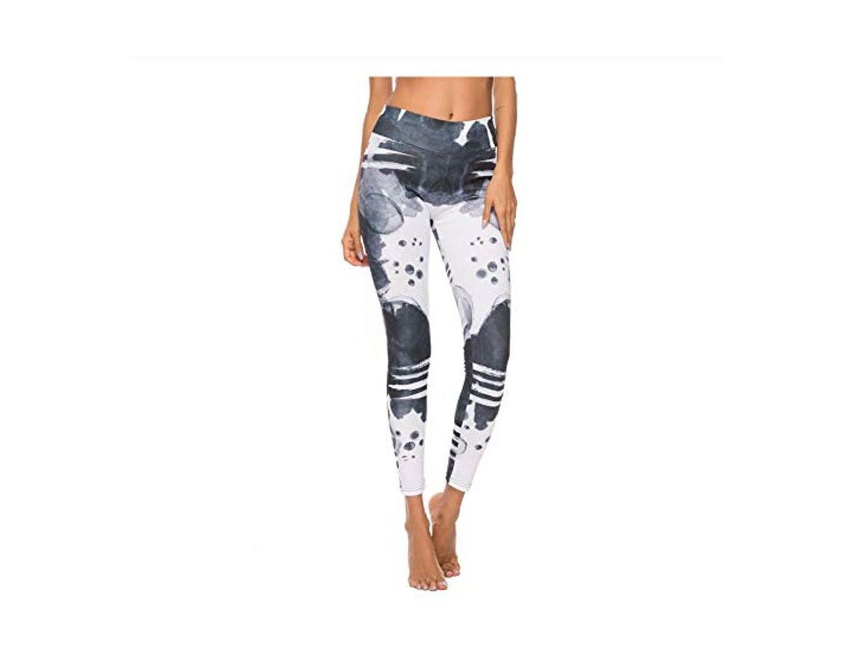 Fashion WUXEGHK Pantalones De Yoga Con Estampado Digital Nuevo Para Mujer Pantalones Negros