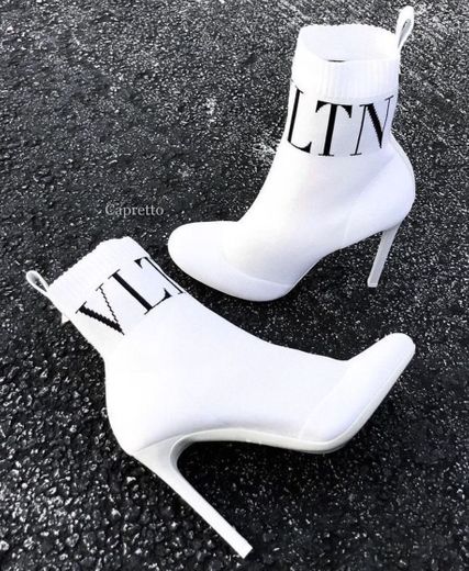 Valentino boots white