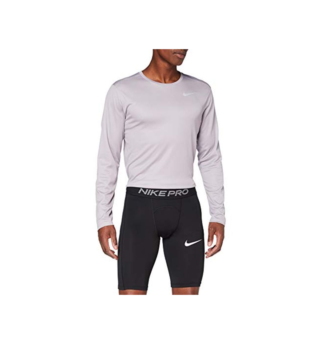 Moda NIKE M NP Short Long Pantalones Cortos de Deporte, Hombre, Black/