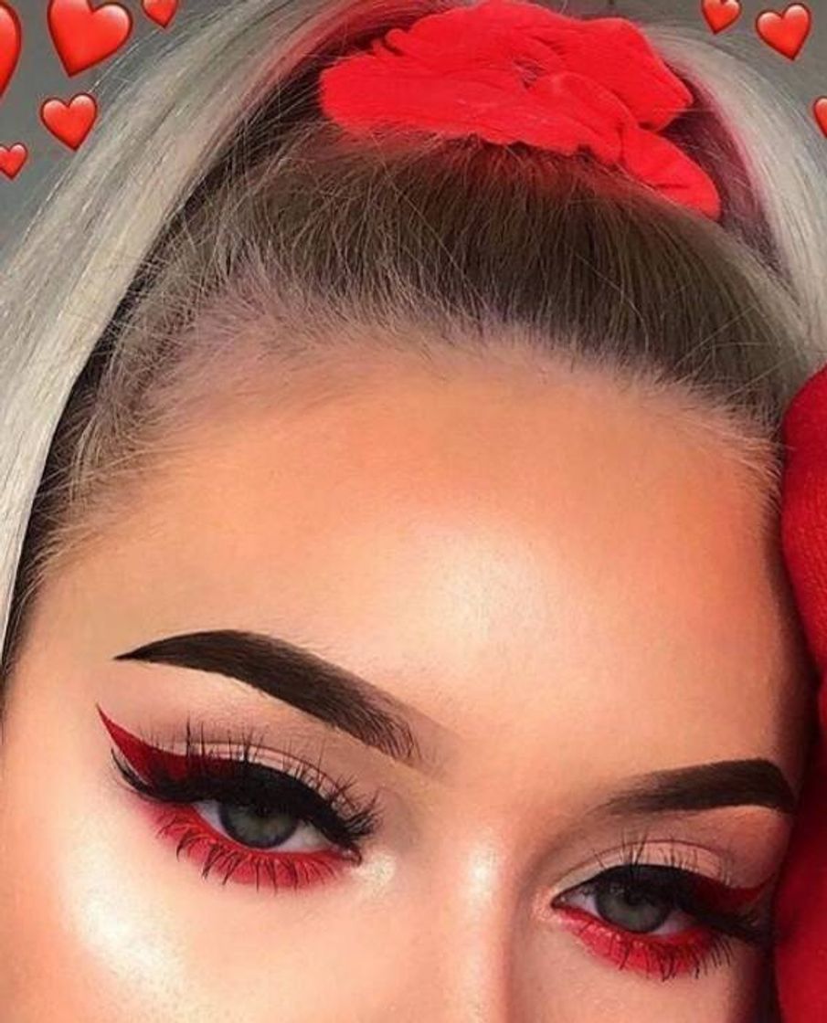 Maquillaje color rojo ❤