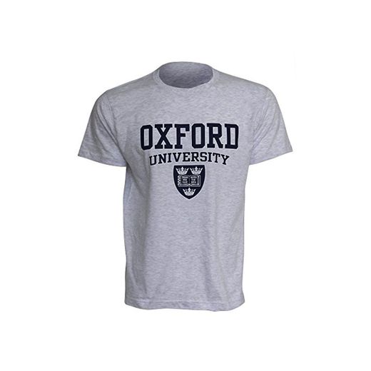 Oxford University- Camiseta de Manga Corta para Hombre