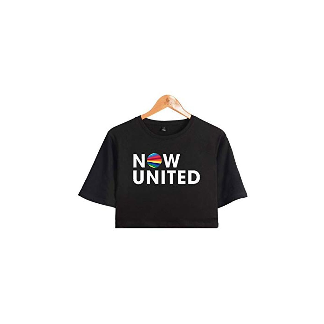 Product WAWNI Now United -Better Album Crop Top Expuesto ombligo Camiseta O-Neck Now