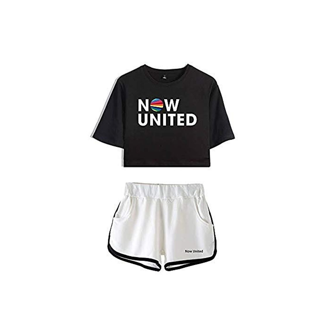 Fashion Now United Better Print Suit - Juego de pantalones cortos de dos